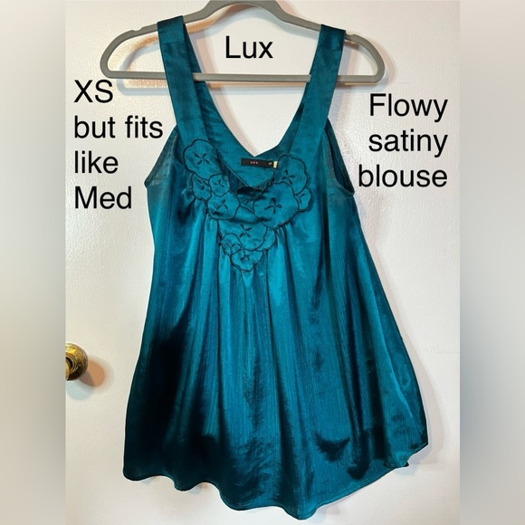 Lux flowy tank blouse, XS but fits larger - Picture 1 of 1